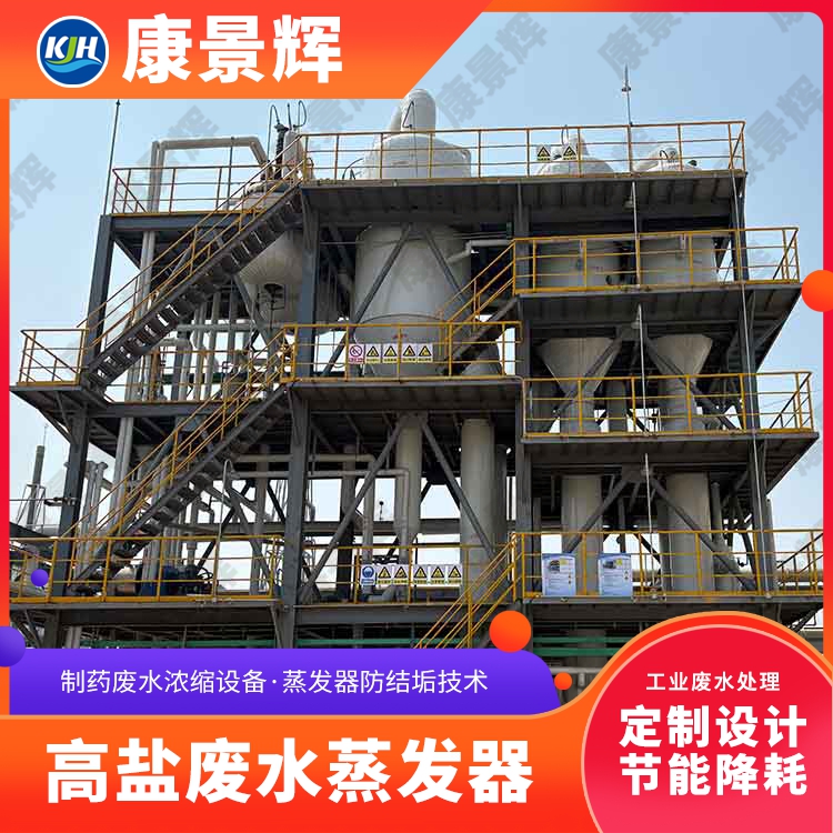 电镀印染废水蒸发器 高盐废水蒸发浓缩系统 工艺方案可定制